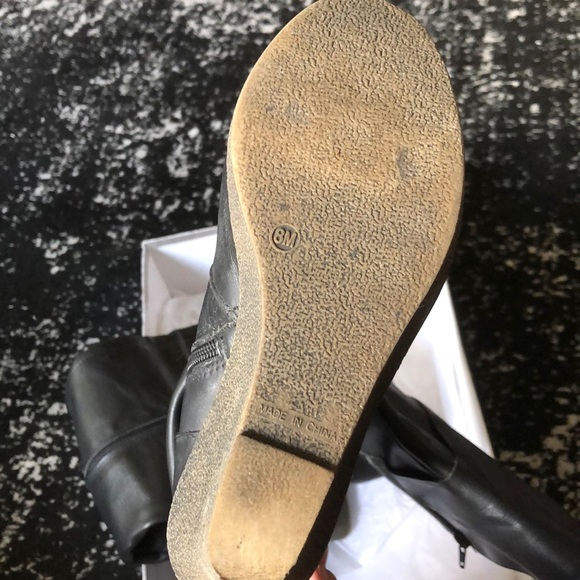 🖤Kelsi Dagger Black Leather Over the Knee Boots! - Picture 6 of 6